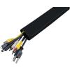 imageKlein Tools 450320 Cable Management Sleeve Cord Management for Home Office or Job 114Inch Max Diameter 3Foot Length Black 2Pack125 Sleeve 2Pack