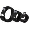 imageKlein Tools 450600 Cable Organizer Hook and Loop Cinch Strap Ties Includes 2 6Inch 2 8Inch 2 14Inch Straps Black