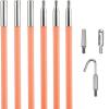 imageKlein Tools 50053 5Foot LoFlex Glow Fish Rod Made in USA 532Inch Fiberglass with Bullet Nose and Splinter Guard Coating30Foot