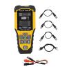 imageKlein Tools 501915 Cable Tester TDR Cable Length Meter Measures Electrical Data TwoWire and Romex Cables Includes Leads Carrying CaseCable Length Meter