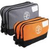 imageKlein Tools 55579 Zipper Tool Pouch Set Dual Compartments HeavyDuty 10 x 6Inch and 12 x 7Inch Bags Multipurpose Organizer for Tools and Crafts 2Pack
