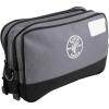 imageKlein Tools 55583 Tool Pouch Zipper Bag Dual Compartments 12Inch x 7Inch Heavy Duty Tool Bag Organizer Multipurpose for Tools to Crafts
