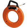 imageKlein Tools 56059 NonConductive Fiberglass Fish Tape Made in USA Wall Snake MultiGroove Fish Tape Pulls 500Pound 200Foot Long x 316Inch Wide