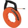imageKlein Tools 56382 NonConductive Fiberglass Fish Tape MultiGroove Wire Puller Optimized Housing and Handle 50Foot x 316Inch50Foot