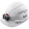 imageKlein Tools 60113RL Hard Hat Rechargeable Headlamp Vented Cap Style Padded SelfWicking OdorResistant Sweatband WhiteHard Hat wEarmuffs