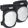 imageKlein Tools 60344 Knee Pads Hinged Gel Knee Pads with Slip Resistant Rubber Caps QuickRelease Clips and Adjustable Straps BlackOne Size