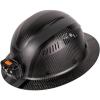 imageKlein Tools 60514 Hard Hat K12 Series Carbon Fiber Full Brim Rechargeable Headlamp Vented Class C Type 1 Spartan