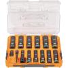 imageKlein Tools 65111IMPCT KNECT DeepWell Impact Socket Set 12Inch Drive SAE Color Coded MODbox Case Impact Adapter and Extension 14PieceMetric