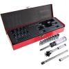 imageKlein Tools 65500 14Inch Drive Socket Wrench Set with Spinner Handle Ratchet and 2 Extensions Case Included 13Piece13Piece