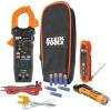imageKlein Tools CL320 Digital Clamp Meter HVAC AC Autoranging 400A ACDC Voltage TRMS DC Microamps Resistance Frequency NCVT Temp More3Tool Test Kit