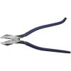 imageKlein Tools D2017CST Ironworker Pliers Spring Loaded Side Cutters Twists and Cuts Annealed Rebar Tie Wire Heavyduty Knurled Jaws 9Inch LongIronworkerPlasitc Dipped Handle