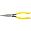 imageKlein Tools D2038 Needle Nose Pliers Long Nose Side Cutters Alligator Pliers with Extended Handles 8InchSide Cutting