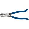 imageKlein Tools D2139ST HighLeverage Ironworkers Pliers Made in USA Twist and Cut Soft Annealed Tie Wire Hook Bend Handle Spring Loaded HeavyDuty JawsHigh LeveragePlasitc Dipped Handle