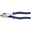 imageKlein Tools J200048 Pliers Made in USA Diagonal Cutting Pliers with Angled Head HeavyDuty to Cut ACSR Screws Nails and most Hardened Wire 8Inch8Inch
