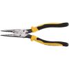 imageKlein Tools J2078CR Needle Nose Pliers Made in USA AllPurpose Linesman Pliers for Crimping Looping Cutting Stripping Crimping ShearingSpring Loaded