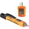 imageKlein Tools NCVT1XTKIT NonContact Low Voltage Tester Pen and GFCI Outlet Premium Test Kit 70V to 1000V AC Detects Common Wiring Problems