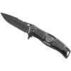 imageKlein Tools Pocket Knife Stainless Steel Hawkbill Blade for Cable Skinning and Line Work Bar Lock Orange Handle with Lanyard HoleBlack