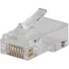 imageKlein Tools VDV826702 PassThru Modular Data Plug RJ45 CAT5E Gold Plated Pass Through Connectors 50Pack