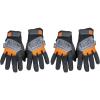 imageKlein Tools Work Gloves General Purpose Gloves Comfortable Suede Palm Touchscreen Capable Hook and Loop ClosureSmall