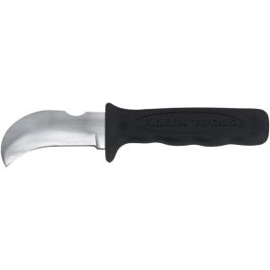 imageKlein Tools 15703 Fixed Blade Professional Knife Made in USA features 3Inch Steel Hook Blade Best Knife for Cable SkinningHook Blade