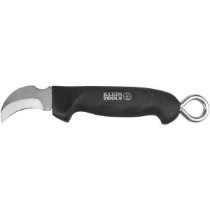 imageKlein Tools 15703 Fixed Blade Professional Knife Made in USA features 3Inch Steel Hook Blade Best Knife for Cable SkinningKlein Kurve