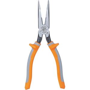 imageKlein Tools 2038RINS Pliers Made in USA Electricians Insulated Long Nose SideCutting Pliers 1000V Rated Induction Hardened Knives 8Inch