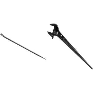 imageKlein Tools 3246 Round 78Inch x 36Inch Connecting Bar Made in USA Sleever Bar for Aligning Prying and ChiselingRound Bar  Spud Wrench