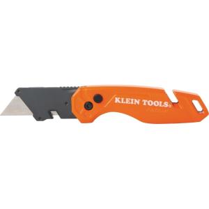 imageKlein Tools 44304 Folding FLICKBLADE Utility Knife Compact Removable Impact Driver 14Inch Nut Driver and 2 Phillips BitFlickblade w Storage