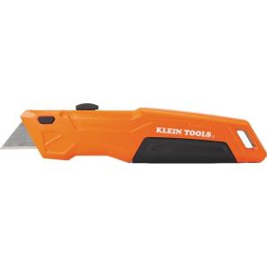 imageKlein Tools 44304 Folding FLICKBLADE Utility Knife Compact Removable Impact Driver 14Inch Nut Driver and 2 Phillips BitRetractable