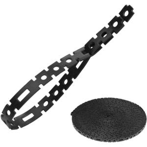 imageKlein Tools 450700 Stretch Cable Tie Roll Made in USA Cable Management for Cord and Wire with Dispenser Box Nylon Strap Mountable 75Foot