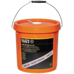 imageKlein Tools 50122 Conduit Measuring Pull Tape for HeavyDuty Cable and Wire Pulling 1250Pound x 2000Foot Long1800Pound x 1300Foot