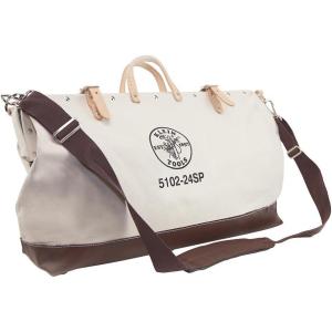 imageKlein Tools 510216SP Deluxe Canvas Tool Bag Made of Natural Canvas with 13 Interior Pockets and Detachable Shoulder Strap 16Inch24Inch