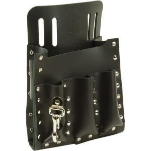 imageKlein Tools 5119 Tool Pouch Multi Tool Holder with 4 Pockets and Knife Holder is Great for Electrician Gifts6Pocket