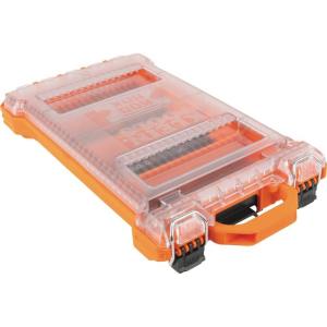 imageKlein Tools 54808MB MODbox Tall Compartment Box HalfWidth Tool Organizer Small Parts Tool Box with 10 Compartments 4 Removable Bins Stackable ModuleCombo Component Box