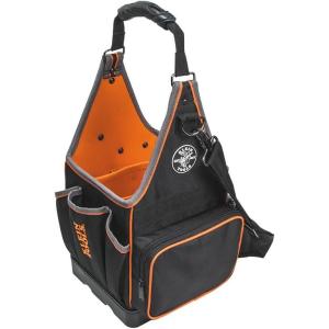 imageKlein Tools 55415814 Tool Bag Tradesman Pro Tote with 20 Pockets Made of 1680d Ballistic Weave and a Fully Molded Bottom 8Inch8Inch Tote