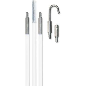 imageKlein Tools 56415 MidFlex Glow Rod Set Fish Rod with Splinter Guard Coating and Stainless Steel Connectors Bullet Nose and Hook Attachments 15Foot18Feet