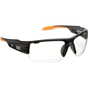 imageKlein Tools 60161 Safety Glasses Professional PPE Protective Eyewear with Semi Frame Scratch Resistant and AntiFog Clear LensClear Lens
