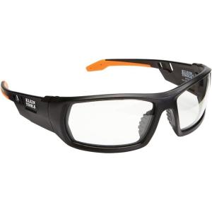 imageKlein Tools 60163 Safety Glasses Professional PPE Protective Eyewear with Full Frame Scratch Resistant and AntiFog Clear LensProfessional