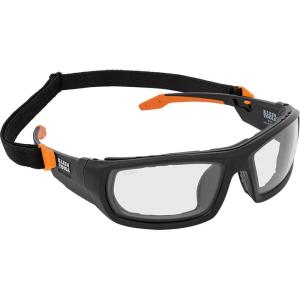 imageKlein Tools 60163 Safety Glasses Professional PPE Protective Eyewear with Full Frame Scratch Resistant and AntiFog Clear LensProfessional With Gasket