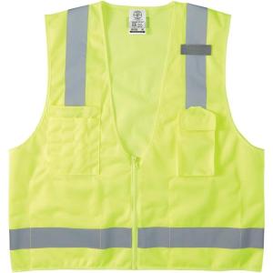 imageKlein Tools 60269 Safety Vest HighVis Reflective Mesh with 8Pockets ML0