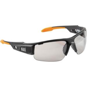 imageKlein Tools 60536 Safety Glasses Professional PPE Protective Eyewear with Semi Frame Scratch Resistant and AntiFog IndoorOutdoor Lens