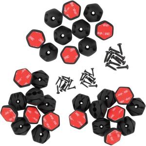 imageKlein Tools 80054 Cable Management Kit Made in USA Set with 1 and 3 Slot SelfAdhesive Cable Clips 30Piece