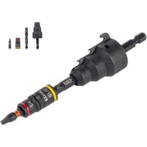 imageKlein Tools 85091 Klein Tools 85091 Power Conduit Reamer with Improved Bit Retention 12 34 and 1Inch Made in USAFlip Socket Reamer