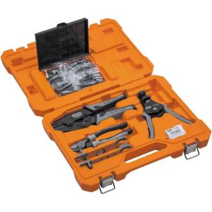 imageKlein Tools 92919SEP Solar Tool Set with Cutter Stripper Crimper Wrenches and PV Connectors for Solar Panel Cable Assembly and InstallationSolar Install Kit