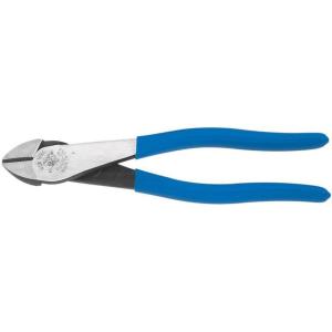 imageKlein Tools D200028 Pliers Made in USA Diagonal Cutting Pliers with Angled Head are HeavyDuty to Cut ACSR Screws Nails Most Hardened Wire 8InchDiagonal Cutting Pliers
