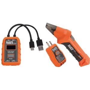imageKlein Tools ET910 USB Power Meter and Tester USBA Digital Meter for Voltage Current Capacity Energy Resistance Max CurrentElectric Circuit Testing Device Finder