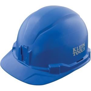 imageKlein Tools Hard Hat NonVented Cap Style Padded SelfWicking OdorResistant Sweatband Tested up to 20kVBlue
