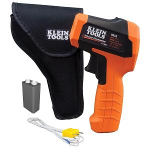 imageKlein Tools IR10 Infrared Thermometer Digital Thermometer Gun with Dual Targeting Laser 201One Size