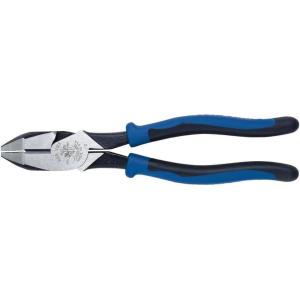 imageKlein Tools J20009NECRTP Side Cutter Linemans Pliers Made in USA with Tape Pulling and Wire Crimping High Leverage 9InchCuts