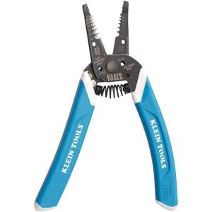 imageKlein Tools K11095 KleinKurve Wire Stripper and Cutter Made in USA for 818 AWG Solid and 1020 AWG Stranded WireCutter